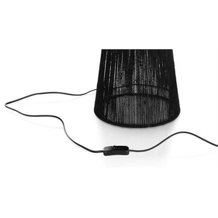Coco Maison Tali 1*E27 H120cm Zwart